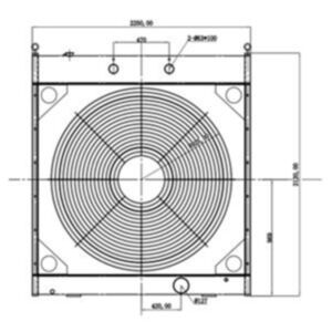 BUY Water Radiator 9Y5983 for Caterpillar CAT 3508 3508B 3508C 3512 3512B 3512C 3516 3516B 3516C for sale