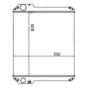 BUY Water Radiator Core 11890331 for Volvo Loader BL61 for sale