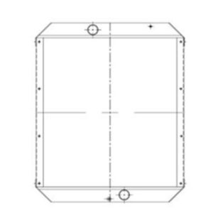 BUY Water Radiator Core 14536041 14507936 14536040 14536039 for Volvo Excavator EC140B EC135B for sale