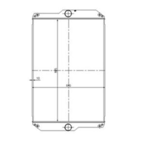 BUY Water Radiator Core 2565310 3498238 for Caterpillar CAT 950H 962H IT62H for sale