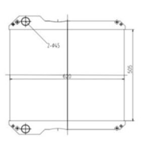 BUY Water Radiator Core 30/915300 30/925610 30/925611 30/925612 for JCB 4C444 4CX444 4C 3CX 3CXE 214-4 for sale