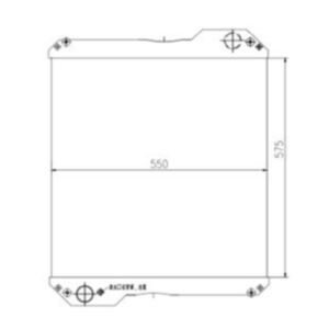 BUY Water Radiator Core 30/925453 30/303800 for JCB 2140 2155 for sale