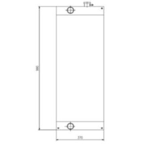 BUY Water Radiator Core 30/927194 for JCB JS225/235 JS240LC Excavator for sale