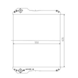 BUY Water Radiator Core 330/925606 for JCB 3190 3220 for sale
