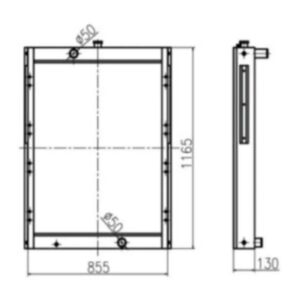 Water Radiator for Doosan Excavator Solar 255LC-V online