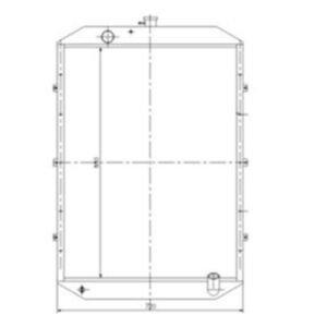 BUY Water Tank Radiator 11N4-43720 11N4-43110 11N4-40020 11N4-43200 for Hyundai Excavator R140-7 for sale