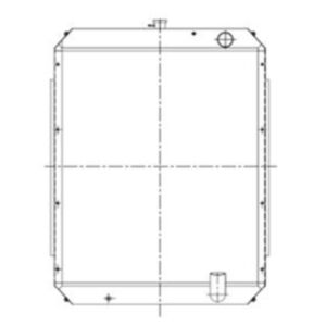 BUY Water Tank Radiator 11N7-40020 for Hyundai Excavator R265-7 R250LC-7 for sale