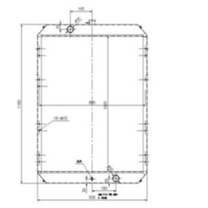 BUY Water Tank Radiator 13G21000 202-00022B for Doosan Excavator S225LC-V S230LC-V for sale