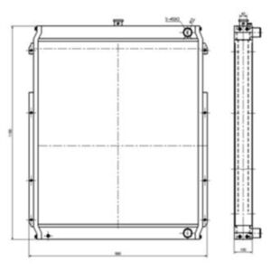 BUY Water Tank Radiator 1470448 for Caterpillar CAT Excavator E330B for sale