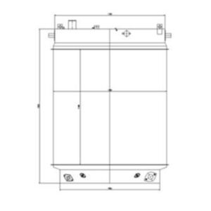 BUY Water Tank Radiator 17M-03-41101 for Komatsu D275-5D Bulldozer for sale