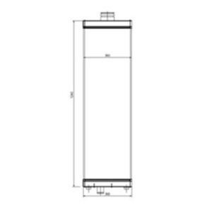 BUY Water Tank Radiator 17M-03-51110 for Komatsu D275A-5R Bulldozers for sale
