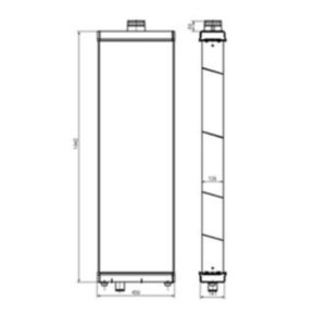BUY Water Tank Radiator 195-03-63113 for Komatsu D375A-6 Bulldozer for sale