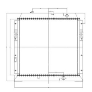 BUY Water Tank Radiator 209-03-71110 209-03-78101 209-03-77100 for Komatsu Excavator PC750-7 PC750-6 PC800-6 PC800-7 PC1800-6 PC850-7 for sale