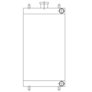 BUY Water Tank Radiator 22L-03-21111 for Komatsu PC14MR-2 PC14MR-3 PC16MR-2 PC16MR-3 PC18MR-2 PC18MR-3 PC27MR-2 PC27MR-3 for sale