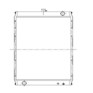 BUY Water Tank Radiator 22U-03-21111 for Komatsu Excavator PC228US-3 for sale
