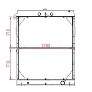 BUY Water Tank Radiator 4181348 for Hitachi Excavator EX1800 for sale