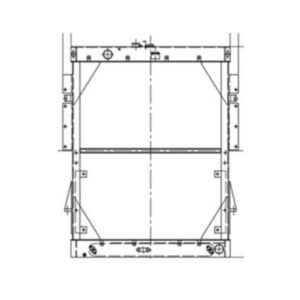 BUY Water Tank Radiator 426-03-11103 426-03-11104 for Komatsu WD600-1 Wheel Dozer for sale