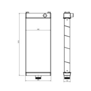 BUY Water Tank Radiator 566-03-81111 for Komatsu HD325-7 Dump Truck for sale