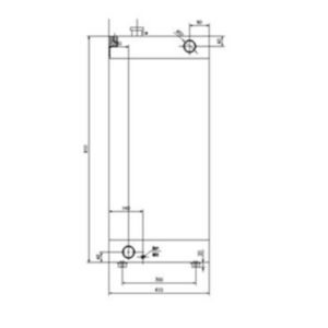 BUY Water Tank Radiator for Doosan Excavator DX150 for sale