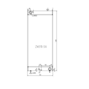BUY Water Tank Radiator for Hitachi Wheel Loader ZW310-5A for sale