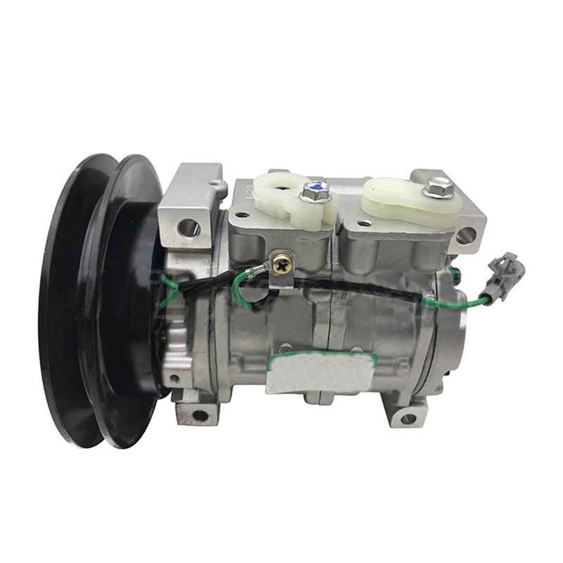 Designed to fit John Deere Excavator 210G 245GLC 250GLC 290GLC 350GLC 380GLC - Denso 10S13C A/C Compressor 4721999 503254 5032543 FXB00001040 503256EIR 6068HT062 6068HT069 6068HT082 6068HT082 6068HT082 6068HT083 6068HT085 6068HT104 6068HT105 6068HT105 606