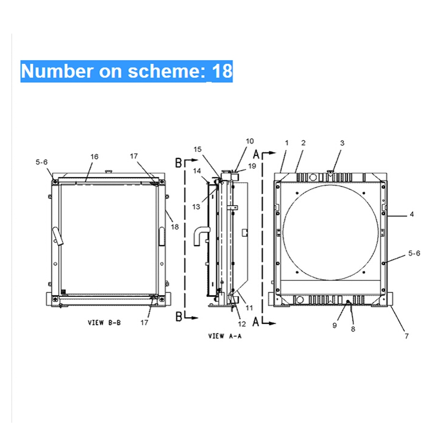 Compatible with Caterpillar Excavator CAT 330B 330B L Hydraulic Oil Cooler ASS'Y 124-1763 CA1241763 3306 330B,30B L