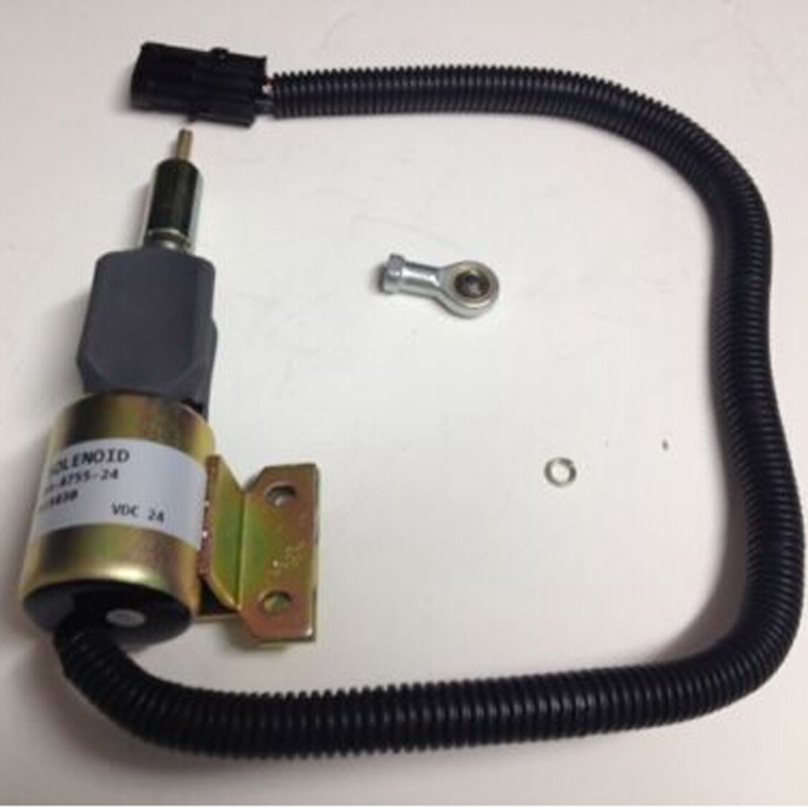 Compatible with Cummins 6BT Engine 24V Stop Solenoid 1752ES SA-4026-24