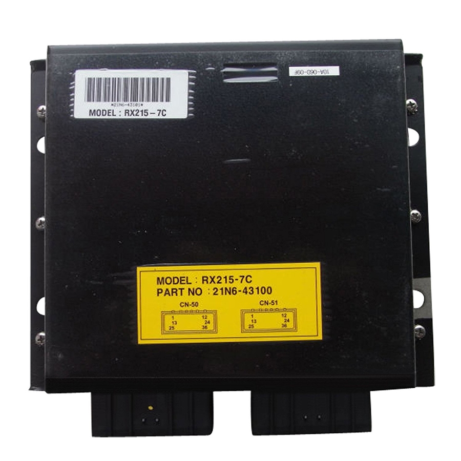 Compatible with Hyundai Excavator RX215-7C Cab Controller Panel V-ECU 21N6-43100 R215-7C