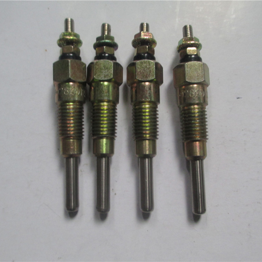 Compatible with Komatsu Crawler Tractor D21A-7T-M D21P-7T-M Yanmar Engine 4TNE98 Komatsu Engine 4D98E Glow Plug 4 Units 1 Set D21A-7T-M,D21P-7T-M