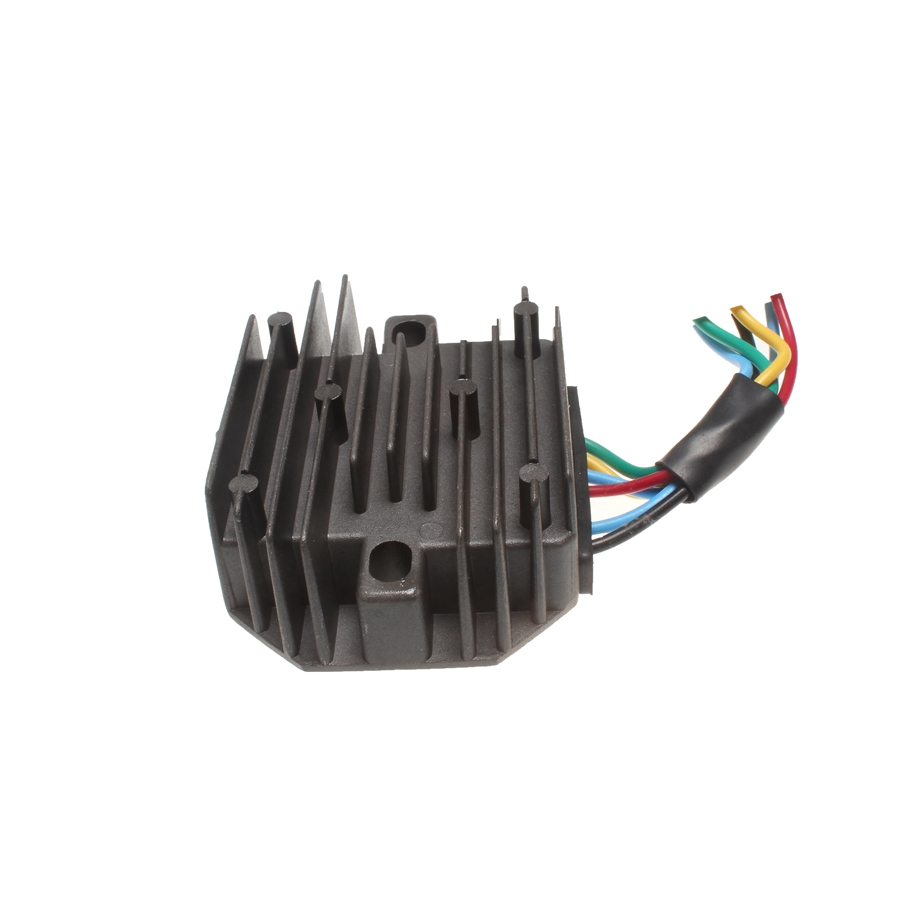 Compatible with Kubota Compact Track Loader SVL75-2C SVL75C SVL90 SVL90-2 12V Rectifier Regulator 6 Wire Plug 1J757-64600 1J75764600 15351-64600 1535164600