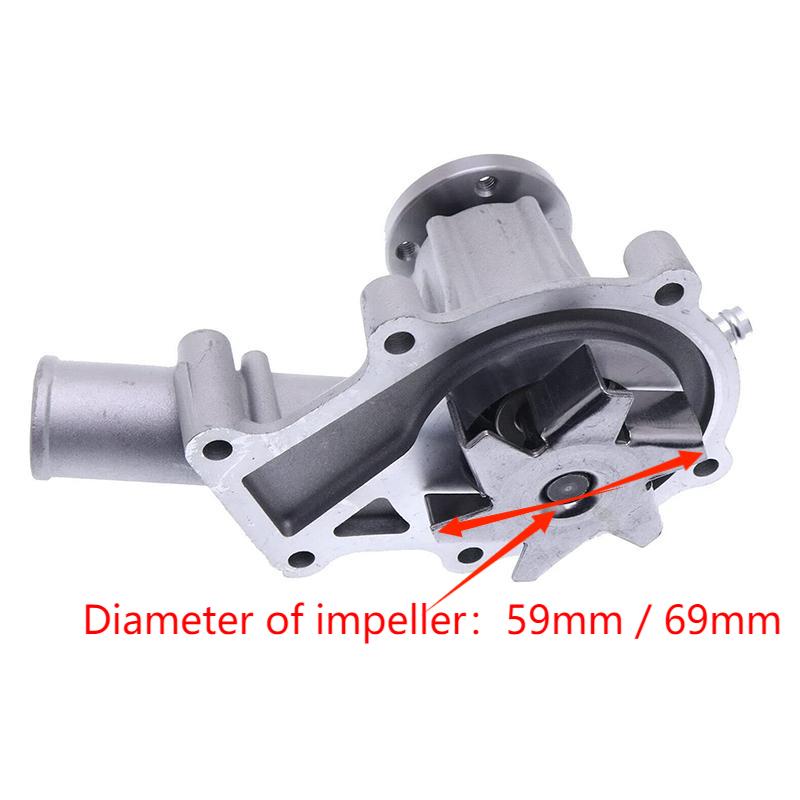 Compatible with Kubota KX71 KX41-2 KX61-2 KX91-2 Water Pump 16241-73032 16241-73033 1624173032 1624173033 16241-73037 1624173037 16241-73034 1624173034 16241-73030 1624173030 V1505 V1305 D905 D1005 D1105 KX41-2, KX41-2(S SERIES), KX61-2, KX61-2(S SERIES),