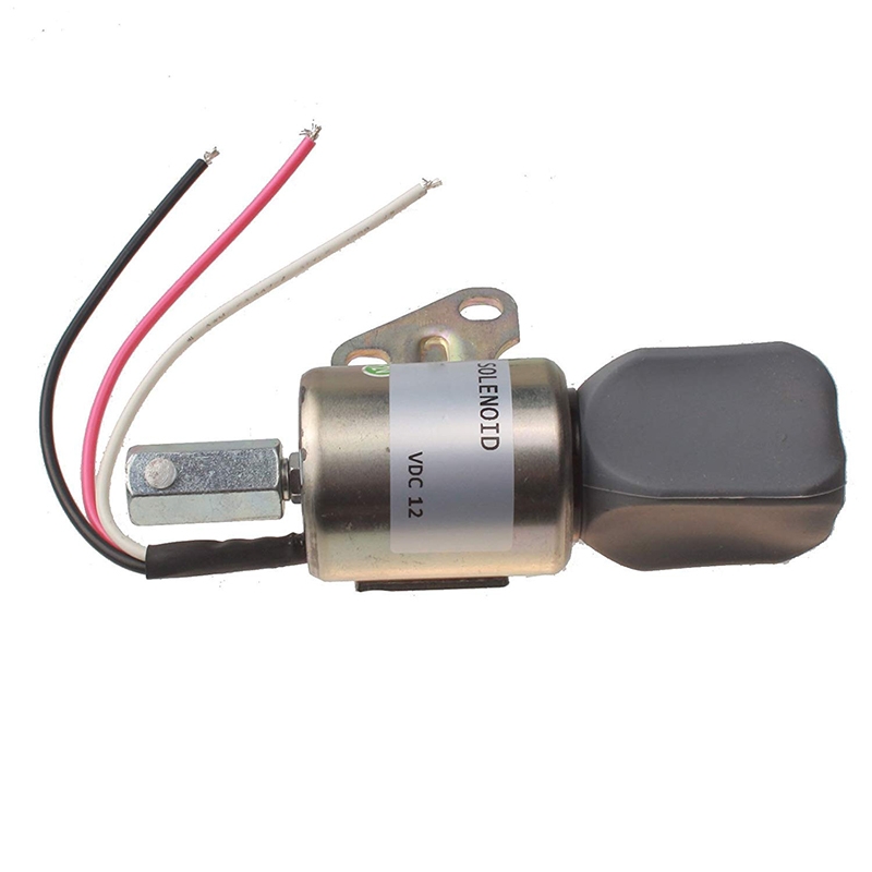 Designed to fit Hayter Mower MT313 with Kubota D905 - Fuel Stop Solenoid 17520-60013 1752060013 12V