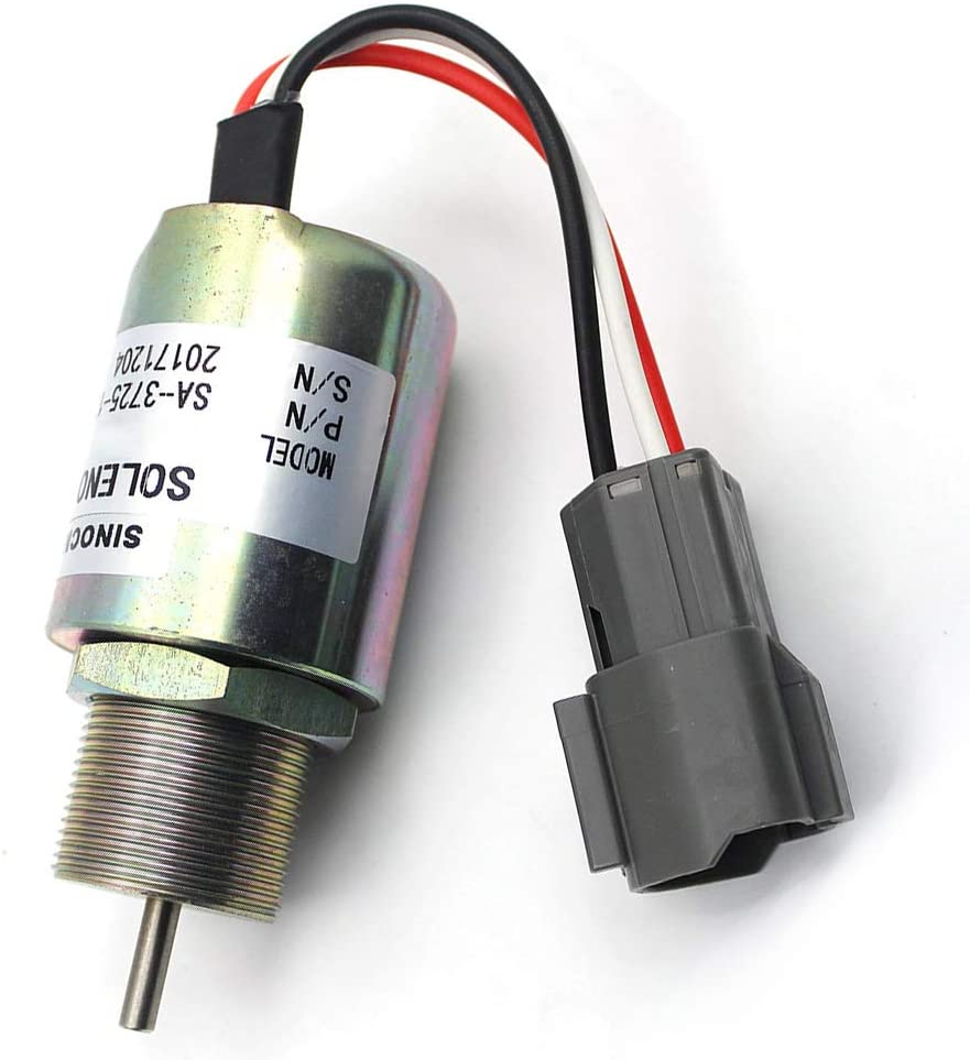 Made for Mitsubishi S3L2 Mahindra Max 28 Tractor - Fuel Shut Off Solenoid