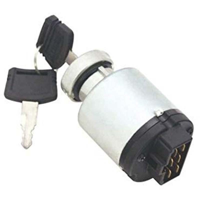 Direct replacement for John Deere 110 120 180 210 750 80 892 2554 3554 - Ignition Switch 4477373 With 2 Keys 4469337 AT154992 110, 120, 120C, 120D, 130G, 135C, 135D, 135G, 160C, 160DLC, 160GLC, 160LC, 180, 180GLC, 190, 190DW, 190GW, 200CLC, 200DLC, 210,