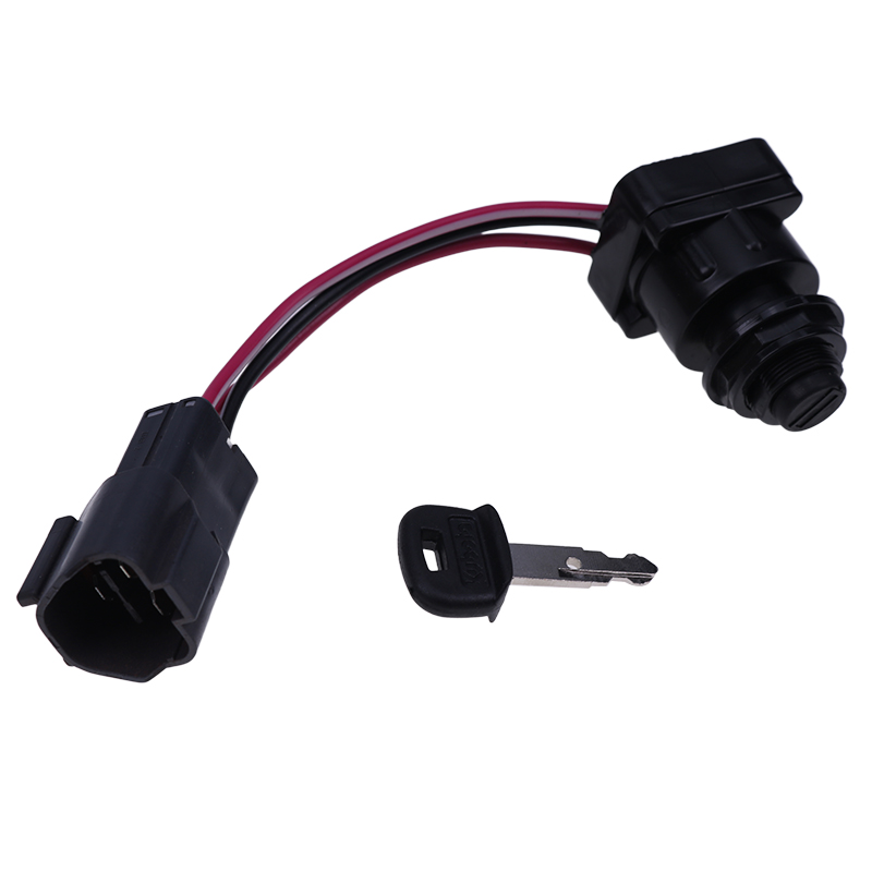 Designed to fit Kubota Excavator KX41-3 KX71-3 KX91-3 KX121-3 KX161-3 - Ignition Switch RC411-53964 RC41153964 HRC40-53960 HRC4053960 KX080, KX080-3, KX121, KX121-3, KX121-3S, KX121-3SCA, KX121-3ST, KX121-3STCA, KX41, KX71, KX91, KX121, KX161, KX161-3,