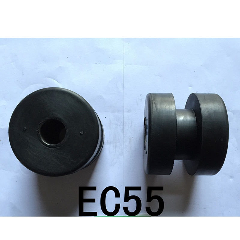 Direct replacement for Volvo Excavator EC55 EC60 - 1 Set Mounting Rubber Cushion Feet Bumper EC55, EC60