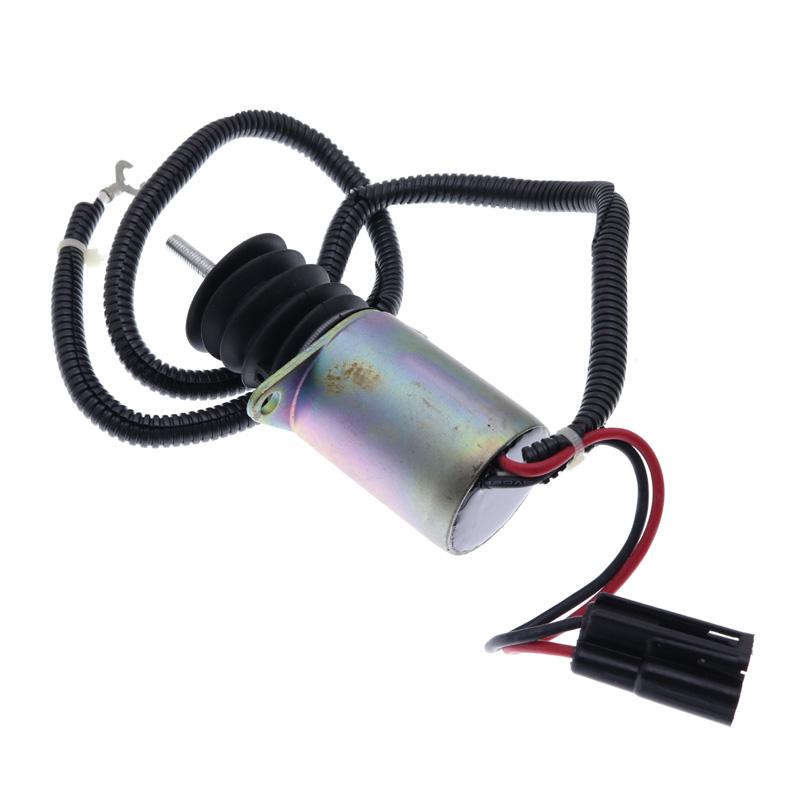 Compatible with John Deere Tractor - New Aftermarket Fuel Shutdown Solenoid AM124377 AM102863 AM124379 AM103337