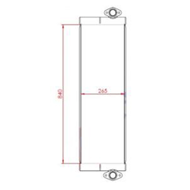 Built to match Hitachi Excavator ZW310 - Oil Cooler RYU4HA00C00008219