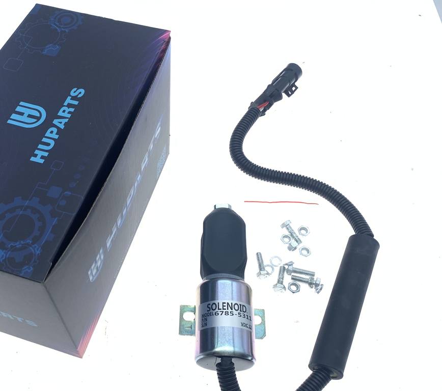 Compatible with Shut Down Solenoid 6785-5311 Fit Kubota Engine Kubota V2203 Engine