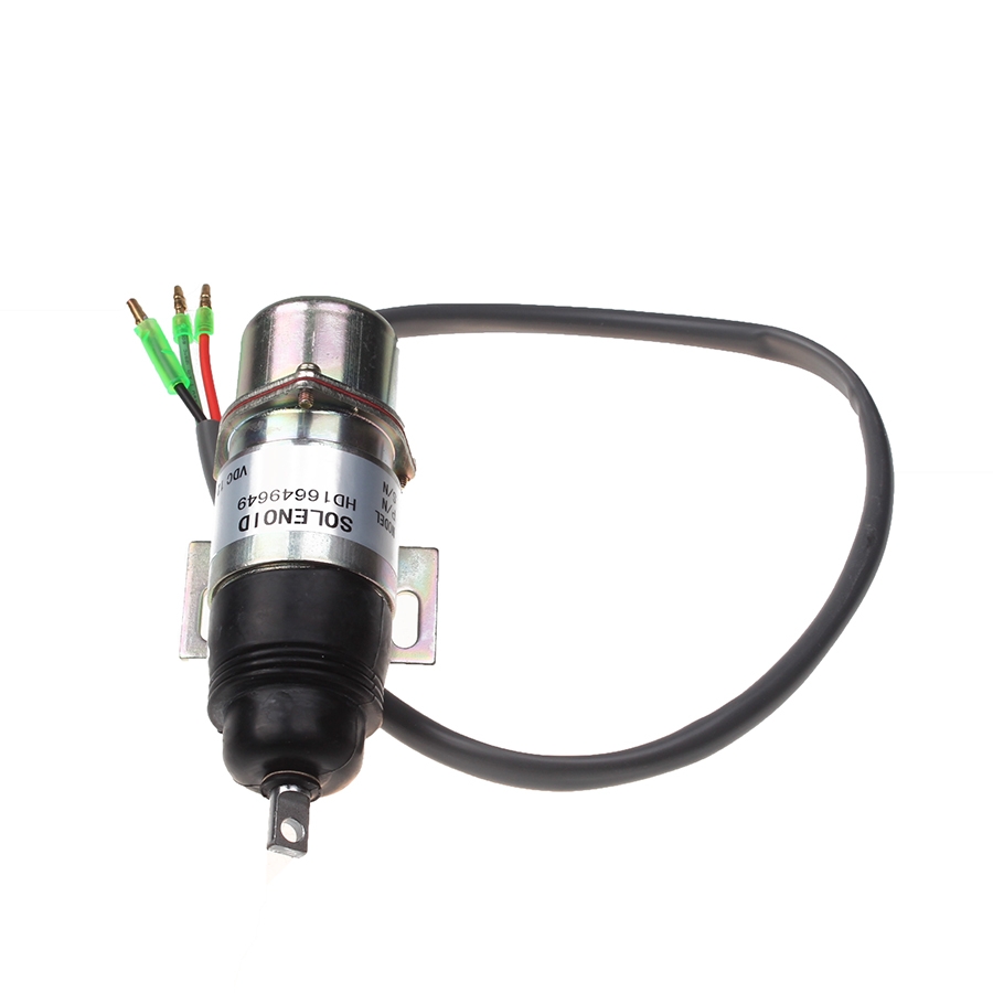 Compatible with Hitachi EX12 EX15 EX20UR EX20UR-2 EX22 EX25 EX30 EX30UR EX30UR-2 EX35 EX40 EX40UR EX40UR-2 EX45 - Stop Solenoid 4314269 4281719 694 EX12,EX15,EX20UR,EX20UR-2,EX22,EX25,EX30,EX30UR,EX30UR-2,EX35,EX40,EX40UR,EX40UR-2,EX45
