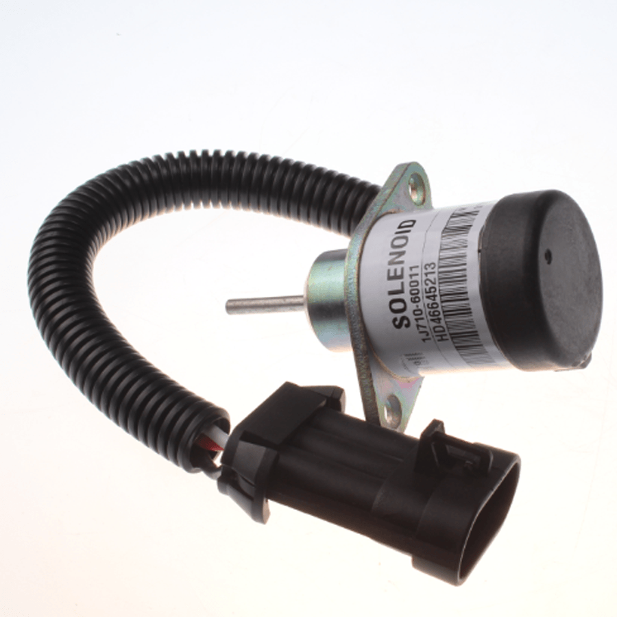 Compatible with Bobcat Skid Steer Loader 5600 5610 S160 S185 T190 T550 Kubota Engine V2607 Stop Solenoid 7000769 1J710-60011 5600,5610,S160,S185,S205,S510,S530,S550,S570,S590,S630,S650,T180,T190,T550,T590,T630,T650