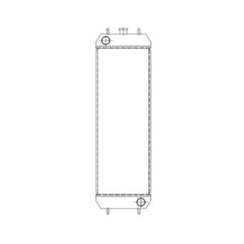 Engineered for Hitachi Excavator ZAX75US-3 ZAX85US-3 - Water Tank Radiator 4668185 ZAX75US-3, ZAX85US-3