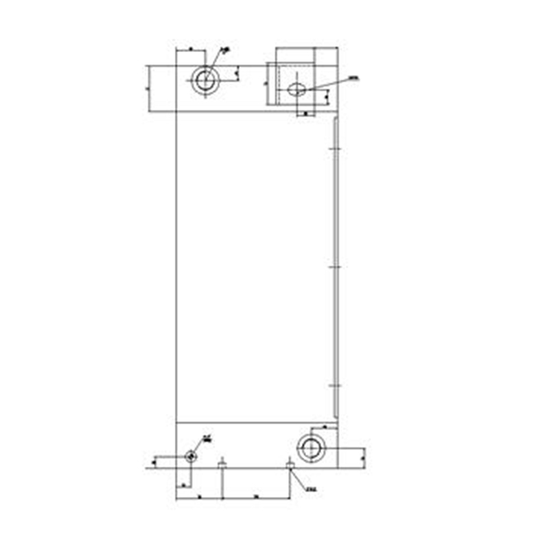 Designed to fit Hitachi Excavator FH90 - Water Tank Radiator